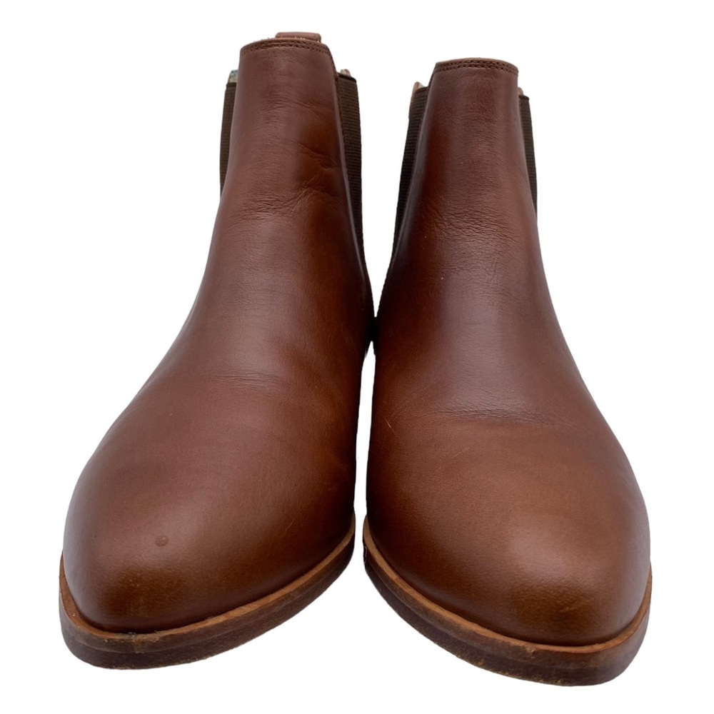 Nisolo Boot Everyday Chelsea All Leather Brandy Brown Ankle Pull On Size 8 - Picture 6 of 13